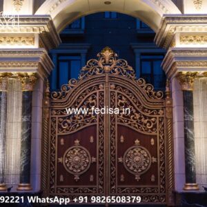 Fence Grill Design, Channel Gate New Design Residential Gate-wpc Wood Gate