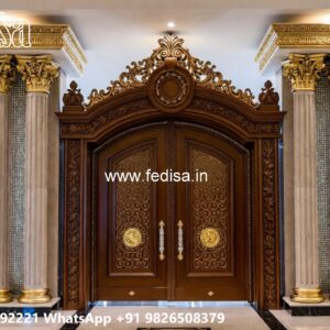 Gate Grill Ka Design, Makan Gate Design Residential Gate-wpc Wood Gate