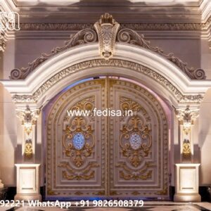 House Gate Design 2098, Main Gate Design 4 Feet Residential Gate-wpc Wood Gate