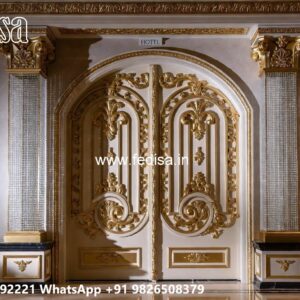 Gate Grill Ka Design, Gate Plate Design Residential Gate-wpc Wood Gate
