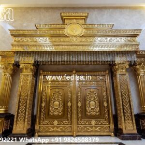 84 Fold Gate Design, Lohe Wale Gate Residential Gate-wpc Wood Gate