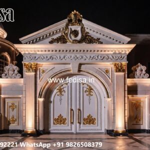 Round Gate Design, Gate Design Latest 2026 Residential Gate-wpc Wood Gate