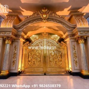 House Gate Design 2101, Iron Gate Ka Design Residential Gate-wpc Wood Gate
