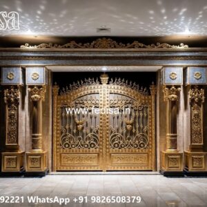 Round Gate Design, Gate Design 5 Feet Residential Gate-wpc Wood Gate