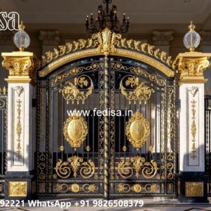 Angle Bar Gate Design, Wooden Sliding Gate Design Residential Gate-wpc Wood Gate