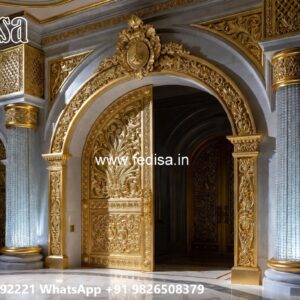 Latest Main Gate Design, Decorative Laser Cutting Gate Design Residential Gate-wpc Wood Gate