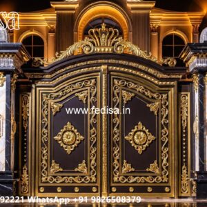 Fence Grill Design, Bi Fold Gate Design Residential Gate-wpc Wood Gate