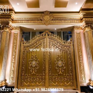 House Gate Design 2105, Iron And Steel Gate Design Residential Gate-wpc Wood Gate