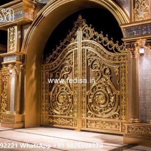 89 Fold Gate Design, Compound Wall Sliding Gate Design Residential Gate-wpc Wood Gate