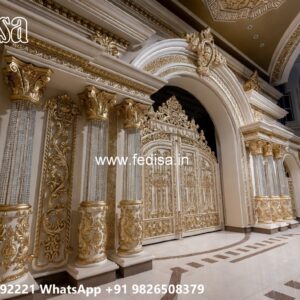 Angle Bar Gate Design, Design For Gate In The House Residential Gate-wpc Wood Gate