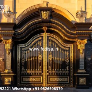 Latest Main Gate Design, Small Sliding Gate Design Residential Gate-wpc Wood Gate