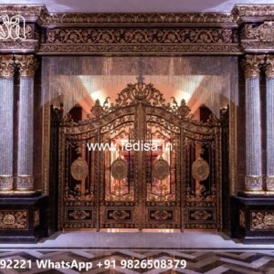 House Gate Design 2106, Cast Iron Design For Gate Residential Gate-wpc Wood Gate