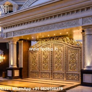 Gate Grill Ka Design, Modern Metal Gate Design Residential Gate-wpc Wood Gate