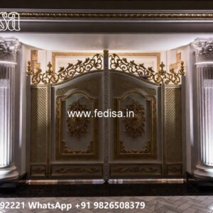 91 Fold Gate Design, Modern Iron Gate Design For House Residential Gate-wpc Wood Gate