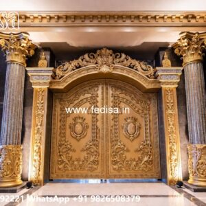 95 Fold Gate Design, Front Gate Ka Design Residential Gate-wpc Wood Gate