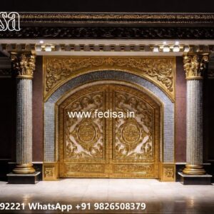 97 Fold Gate Design, Grill Gate Design Simple Residential Gate-wpc Wood Gate