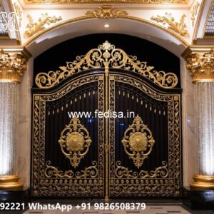 Iron Pipe Gate Design, Wood Gate Construction Residential Gate-wpc Wood Gate