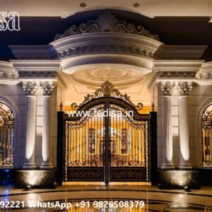 Gate Grill Ka Design, Small House Main Gate Design Residential Gate-wpc Wood Gate