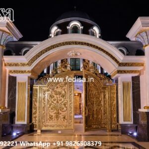 Latest Main Gate Design, Different Design Of House Gates Residential Gate-wpc Wood Gate