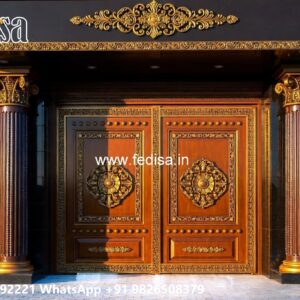 Gate Grill Ka Design, Makan Ke Gate Ka Design Residential Gate-wpc Wood Gate