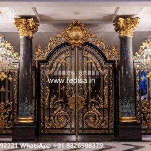 Fence Grill Design, Design Gate Modern Residential Gate-wpc Wood Gate