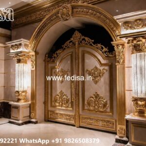 Front Gate Grill Design, Antique Gate Design Residential Gate-wpc Wood Gate