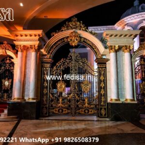 House Gate Design 2118, Design Gate Ke Design Residential Gate-wpc Wood Gate