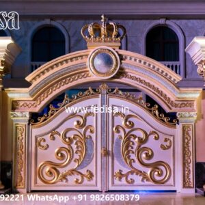 House Gate Design 2119, New Design Grill Gate Residential Gate-wpc Wood Gate