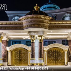 103 Fold Gate Design, Loha Grill Gate Design Residential Gate-wpc Wood Gate