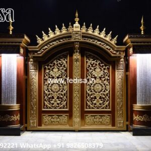 House Gate Design 2120, Main Gate Frame Design Residential Gate-wpc Wood Gate