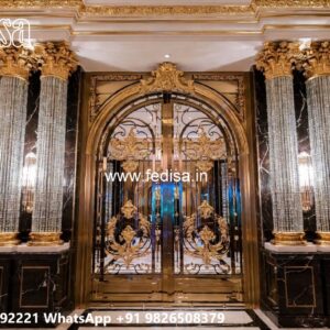 Angle Bar Gate Design, Best Entrance Gate Design For Home Residential Gate-wpc Wood Gate