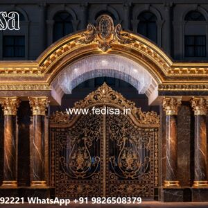 House Gate Design 2121, Gate Design Of Iron Residential Gate-wpc Wood Gate
