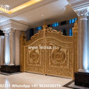 Round Gate Design, Sliding Compound Gate Residential Gate-wpc Wood Gate