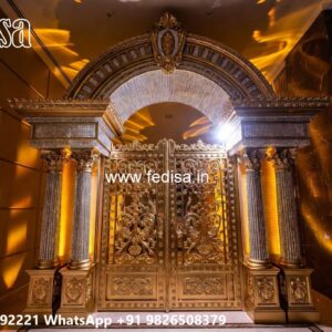 Gate Grill Ka Design, Fancy Design Gate Residential Gate-wpc Wood Gate