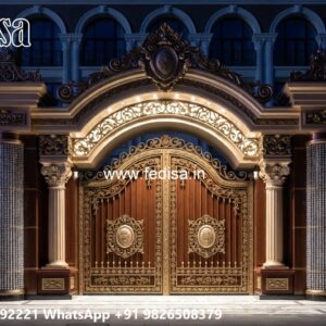 Front Gate Grill Design, Commercial Gate Design Residential Gate-wpc Wood Gate