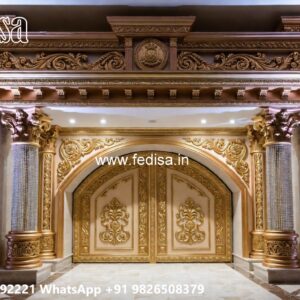 Round Gate Design, Contemporary Wrought Iron Gates Residential Gate-wpc Wood Gate