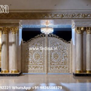 Round Gate Design, Steel Ka Gate Price Residential Gate-wpc Wood Gate