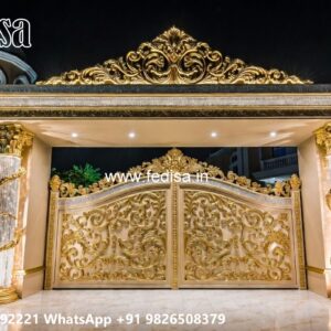 Iron Pipe Gate Design, Main Gate Design For Small House Residential Gate-wpc Wood Gate