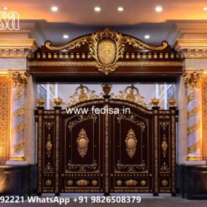 House Gate Design 2128, Innovative Gate Design Residential Gate-wpc Wood Gate