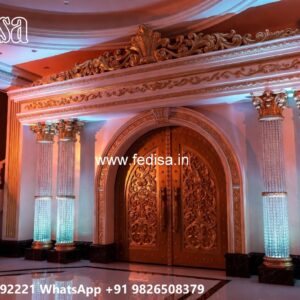 Fence Grill Design, Door Gate Ka Design Residential Gate-wpc Wood Gate