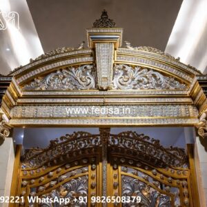 Front Gate Grill Design, Ss Fancy Gate Residential Gate-wpc Wood Gate