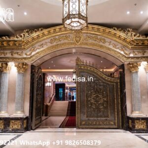 Round Gate Design, Main Gate Cover Design Residential Gate-wpc Wood Gate