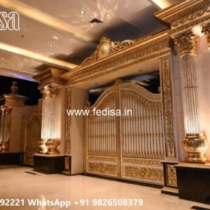Gate Grill Ka Design, Lohe Ki Fatak Ki Design Residential Gate-wpc Wood Gate