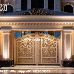 Latest Main Gate Design, Simple Iron Gate Design For House Residential Gate-wpc Wood Gate