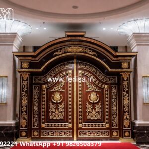Angle Bar Gate Design, Main Gate Design Laser Cutting Residential Gate-wpc Wood Gate