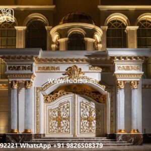 Gate Grill Ka Design, Box Pipe Gate Design Residential Gate-wpc Wood Gate