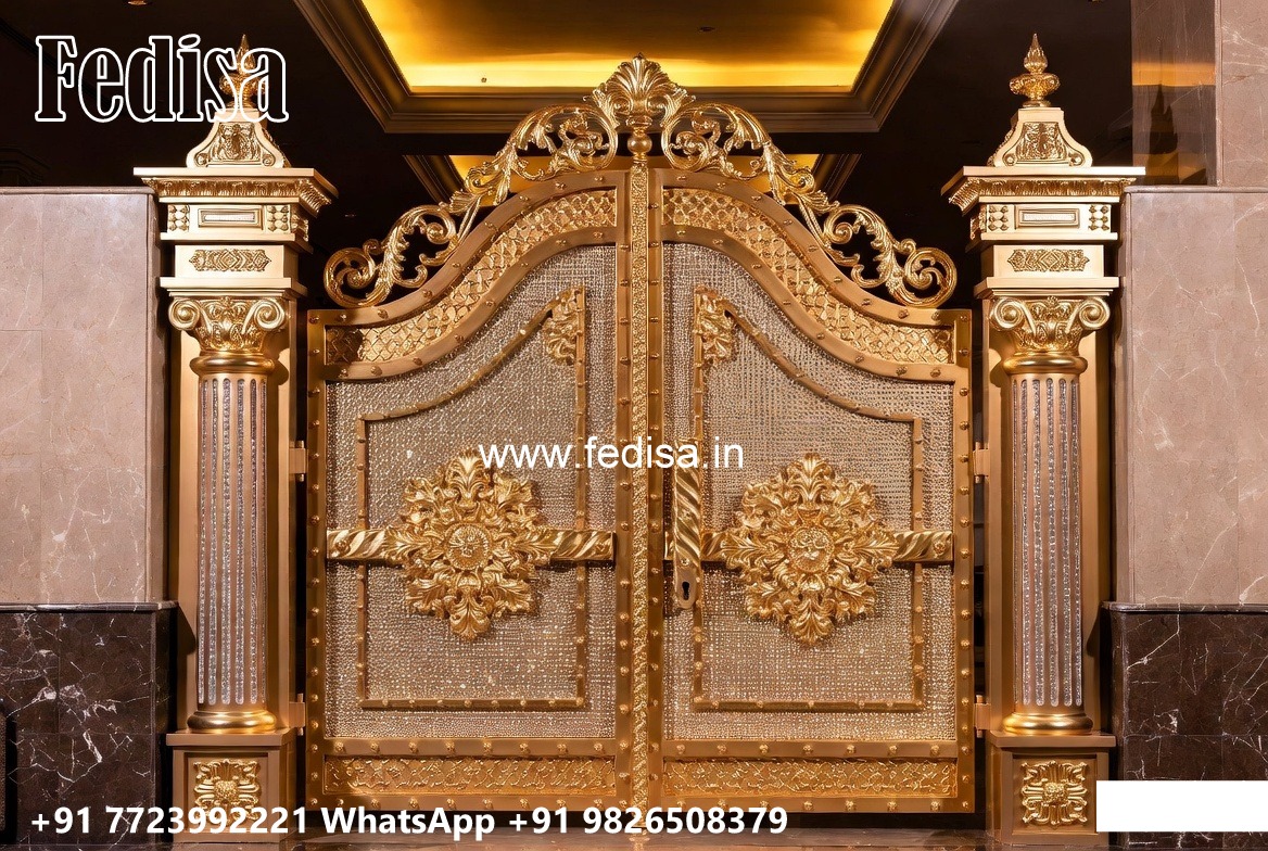 Round Gate Design, Fancy Fences And Gates Residential Gate-wpc Wood Gate