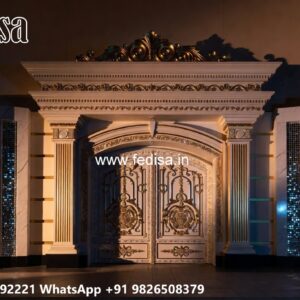 Gate Grill Ka Design, Iron Bar Gate Design Residential Gate-wpc Wood Gate