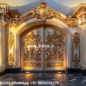 Iron Pipe Gate Design, Small Entrance Gate Design Residential Gate-wpc Wood Gate