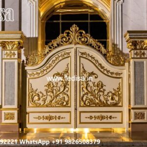 House Gate Design 2138, Latest Grill Gate Design Residential Gate-wpc Wood Gate